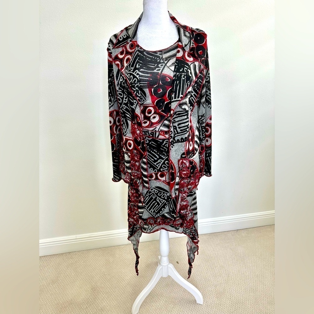 Carrie-Me Couture Palm Beach Three Piece Outfit, Size M Designer outfit - Picture 2 of 14
